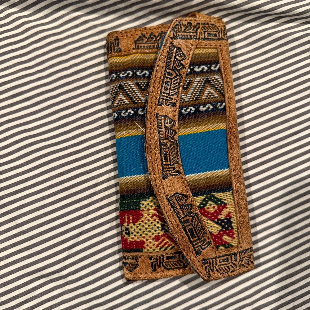 Mexican patterned wallet